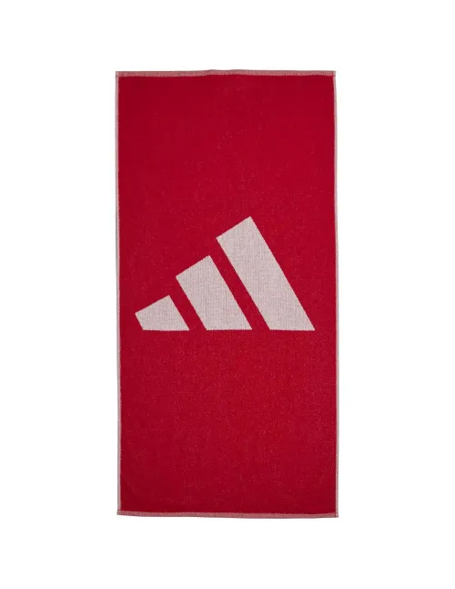 Toalla Grande Adidas 3 Barra Rojo | Ofertas de pádel